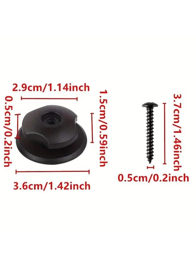 4pcs Black Heavy Duty Luggage Net Trunk Hooks For Car Truck SUV Cargo - Image 2